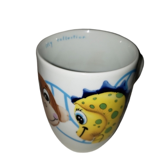 Jeff Koons Illy Collection Monkey Fish Mug Cup 1546 Collectors 2004 Hard To Find - Picture 3 of 5